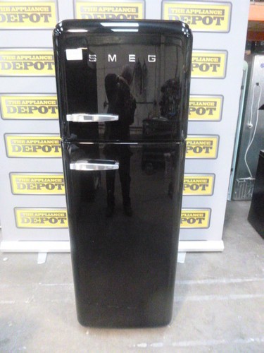 Smeg fridge freezer black - smeg,