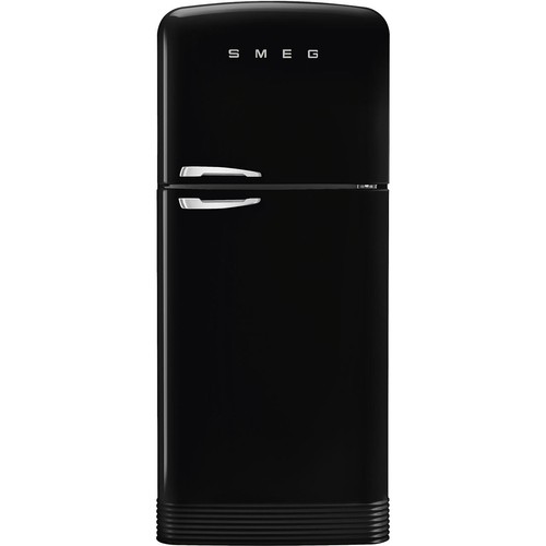 Smeg fridge freezer - freezer, black