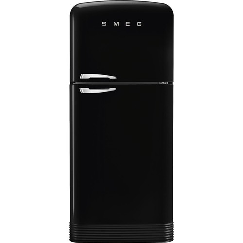 Smeg fridge freezer black - fridge,