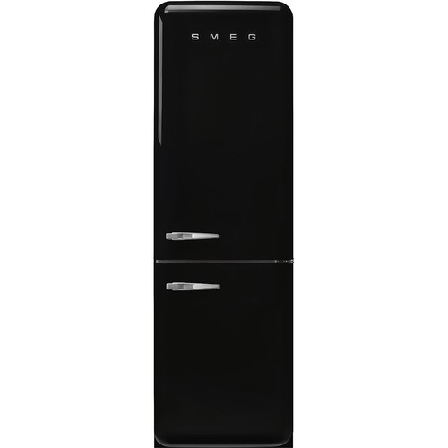 Smeg fridge freezer - fridge, black