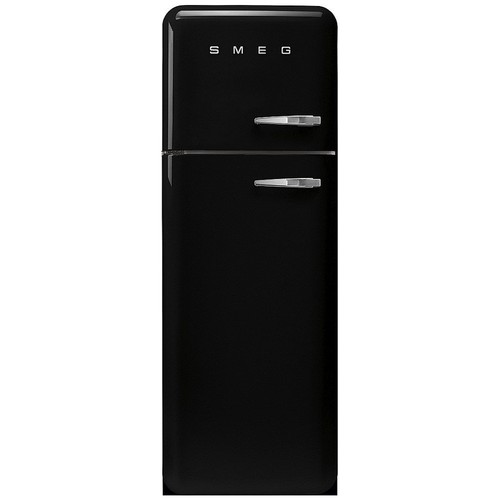 Smeg fridge freezer black - smeg,