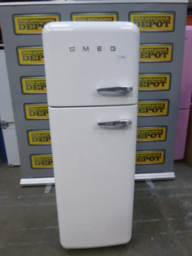 Smeg fridge freezer - freezer, white