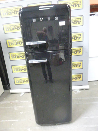 Smeg fridge freezer black - smeg,