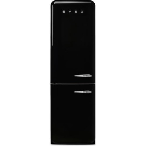 Smeg fridge freezer black - freezer,